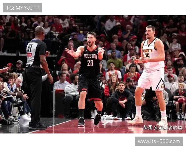 火箭申京对阵约基奇低迷，14分5篮板难撑内线